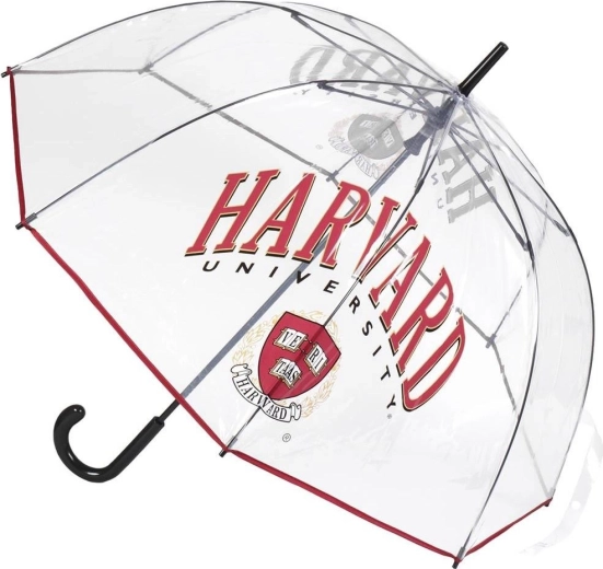 Umbrelă transparentă XL Harvard - 1 bucată