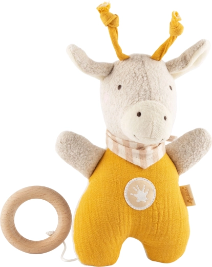 Sigikid girafă din muselină cu mecanism muzical