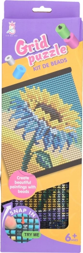 Mozaic cu mărgele Floarea-soarelui 31 × 32,5 cm