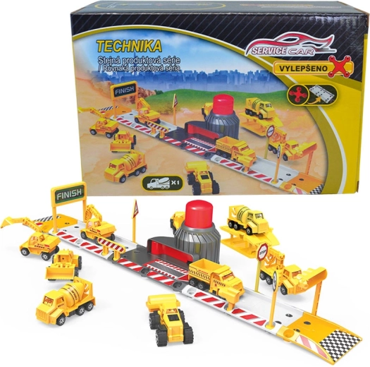 Set de construcție – pistă de șantier pentru copii