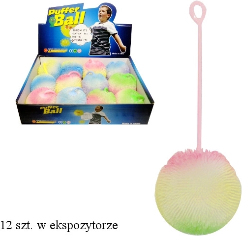 Minge antistres luminoasă cu țepi moi și mâner