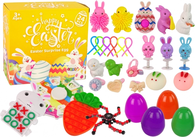 Set de Paște cu 24 de jucării fidget antistres