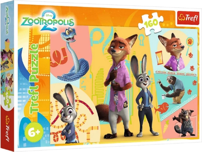 Puzzle Zootopie 2 – împreună în Zootopia, 160 de piese