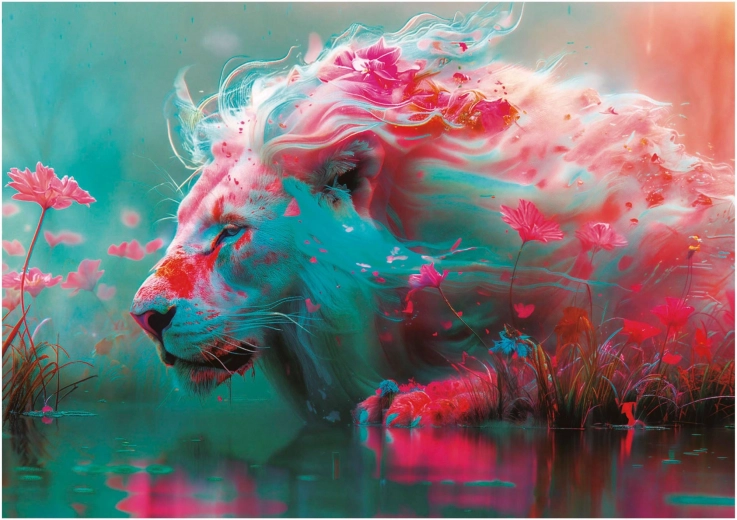 Puzzle Regele florilor 1000 piese