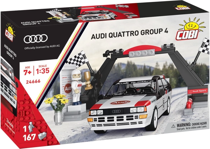 Cobi Audi Quattro Group 4 (1981) set de construcție 1:35