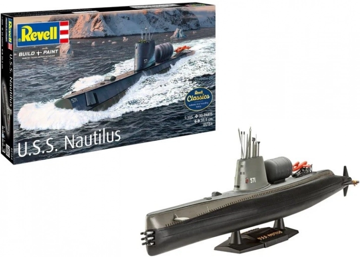 Model din plastic al navei U.S.S. Nautilus 1:305