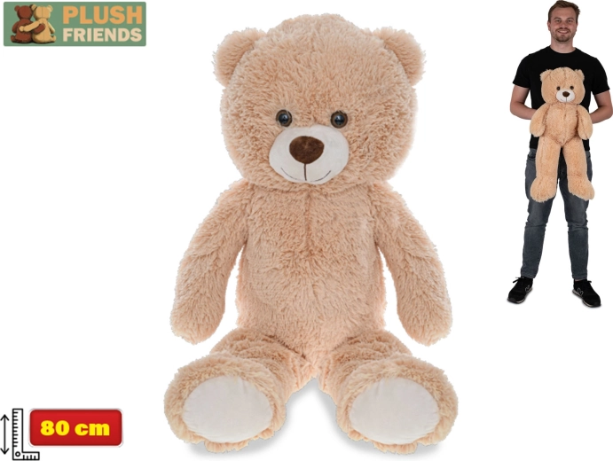 Ursuleț de pluș Plush Friends 80 cm – maro deschis