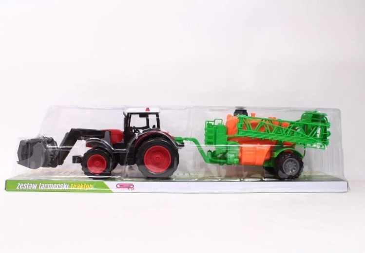 Tractor cu utilaj agricol (jucărie)