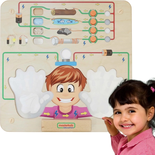 Placă educațională Masterkidz – experiment cu conductivitatea