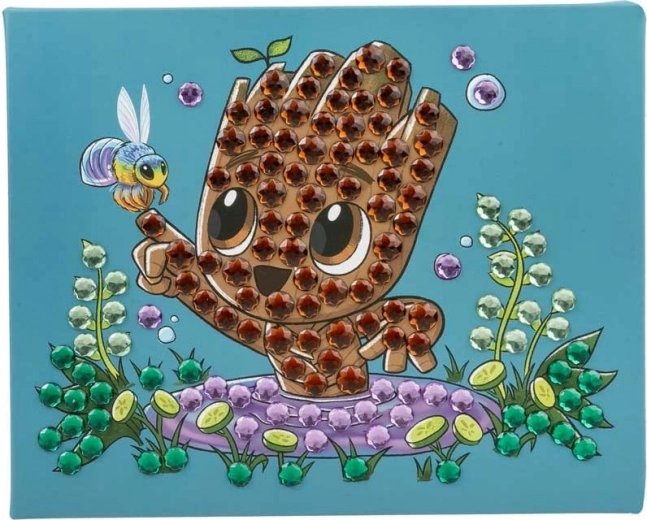 Picturare cu diamante Junior Star Wars: Groot