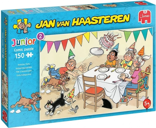 Puzzle JUMBO Jan van Haasteren Junior: Petrecere de ziua de naștere 150 piese