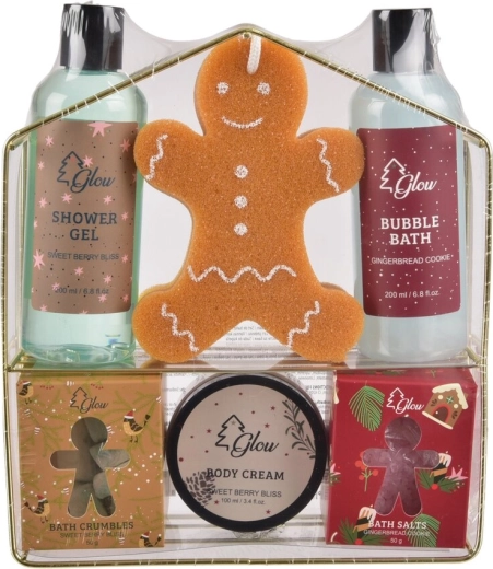 Set de baie Turtă dulce de Crăciun (6 buc.)