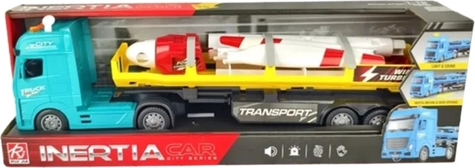 Camion pentru copii – platformă de tractare cu elice/rotor, cu lumină și sunet