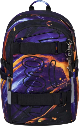 Rucsac școlar Baagl Skate Vibe din materiale reciclate