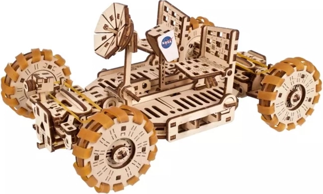 Ugears NASA rover lunar – puzzle mecanic 3D din lemn