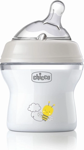 Biberon anti-colici Chicco Natural Feeling 150 ml, neutru, 0m+