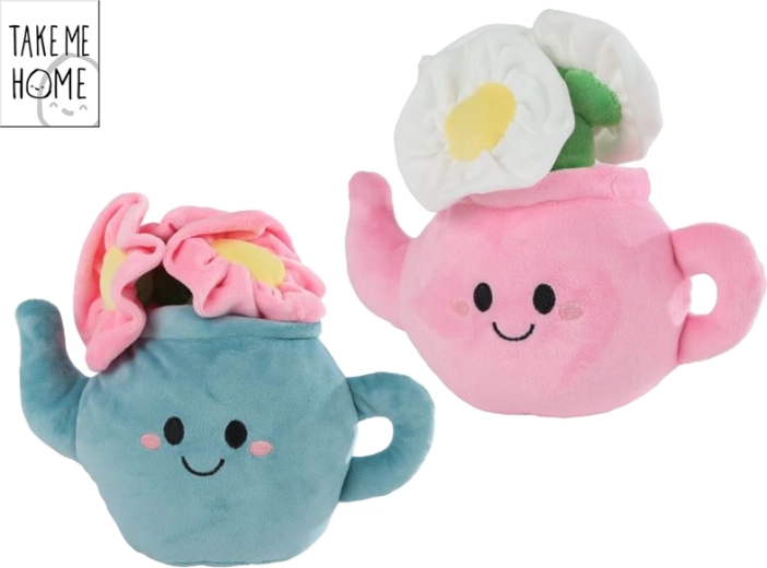 Jucărie de pluș Take Me Home – plantă de interior într-un ceainic