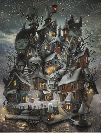 Puzzle Magnolia Insula Willoville 1000 piese