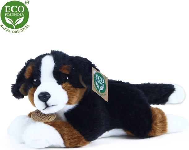 Câine de munte Bernese din pluș culcat 23 cm ECO friendly
