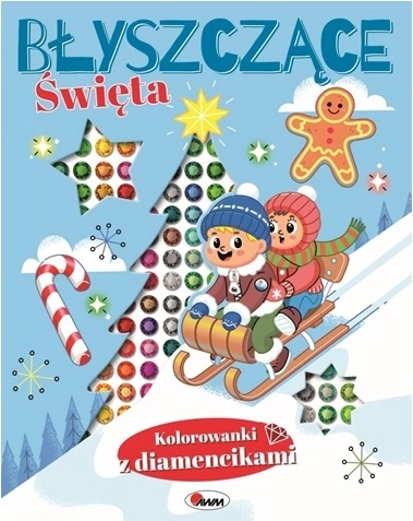 Planșe de colorat cu diamante – Crăciun