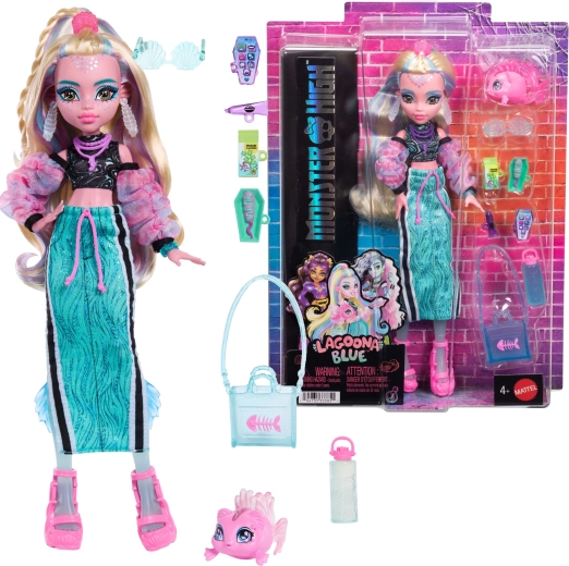 Păpușa Monster High Lagoona Blue cu accesorii