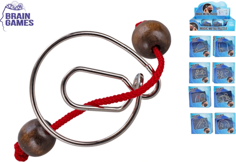 Puzzle metalice Brain Games – set 8 variante