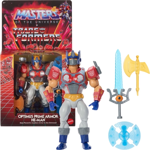 Masters of the Universe Origins x Transformers figură Optimus Prime 14 cm