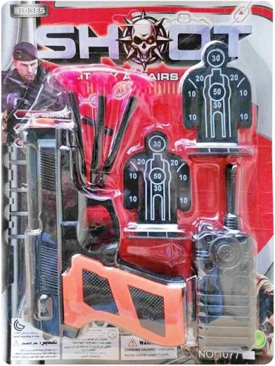 set de poliție pentru copii cu țintă