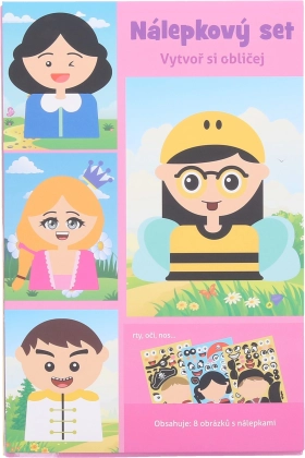 Set creativ de stickere – față 21 × 14 cm