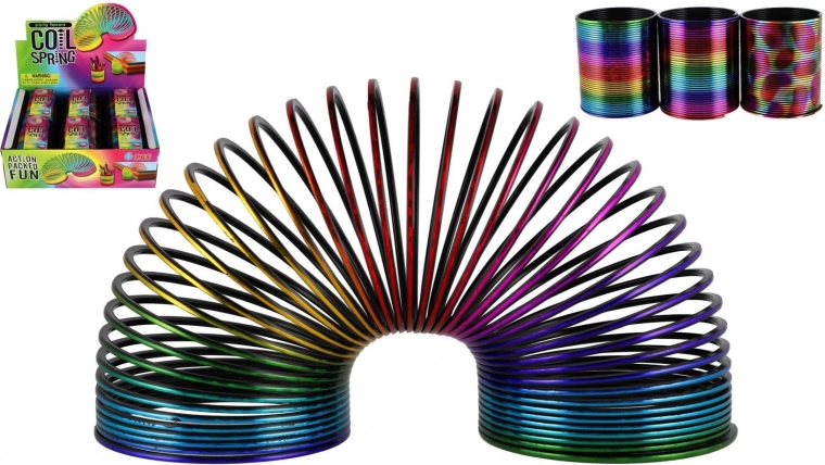 Spirală de plastic colorată 8,5 cm