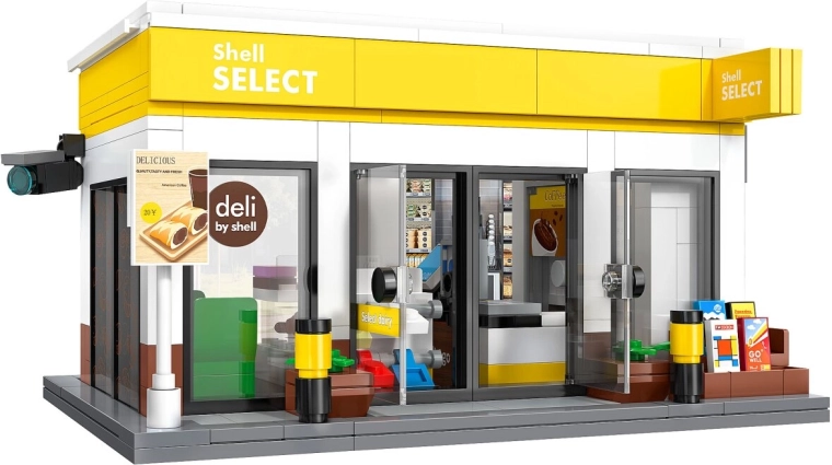 Set de construcție CaDA Shell Select, stație la scara 1:30