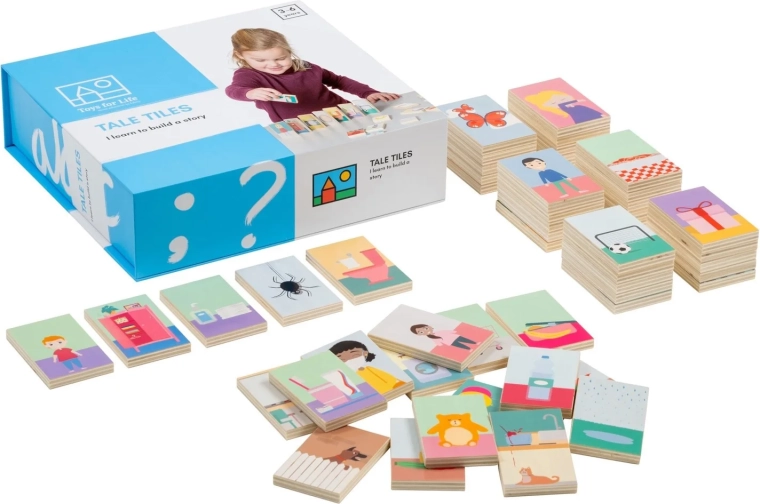 Toys for Life poveste de construit din cuburi de lemn