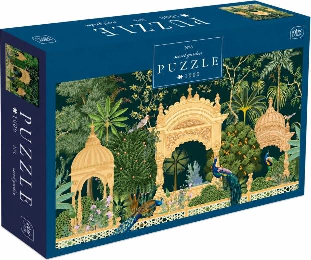 INTERDRUK Puzzle Secret Garden: Palatul păunului, 1000 de piese