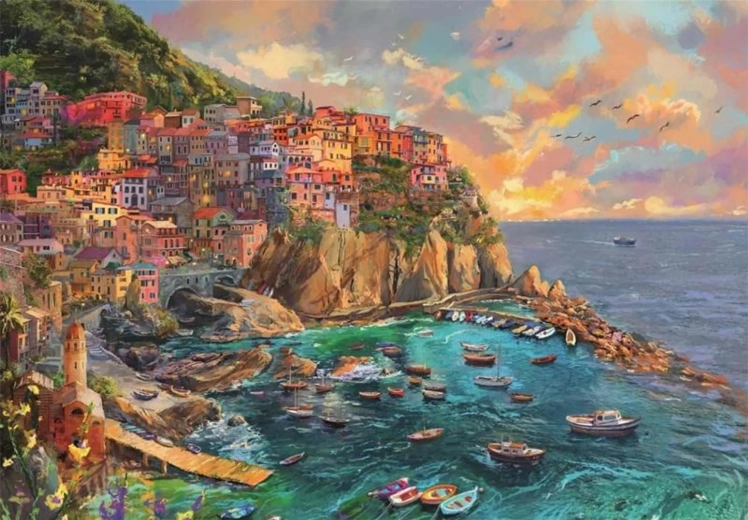 Puzzle Clementoni Manarola pictată 2000 piese