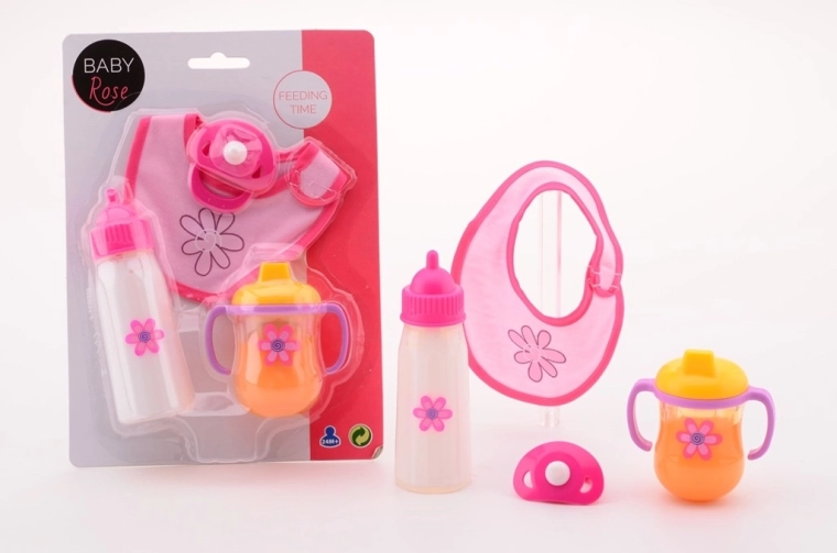 Baby Rose ora mesei – set de joacă pentru păpușă - 1 bucată