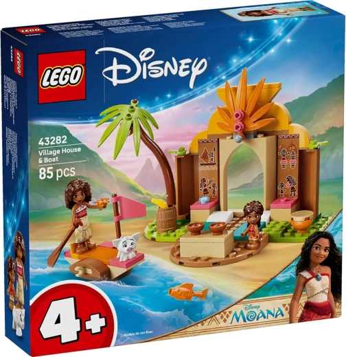 LEGO Disney Vaiana Căsuța și barca din sat