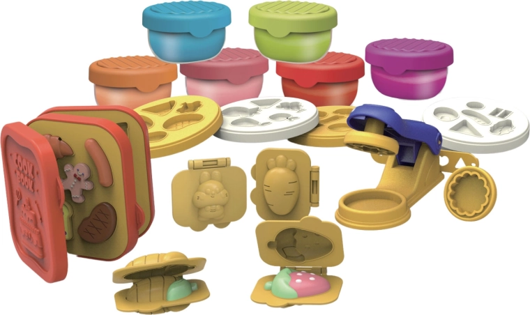 Plastilină – studio de bucătărie cu forme și accesorii - 1 bucată