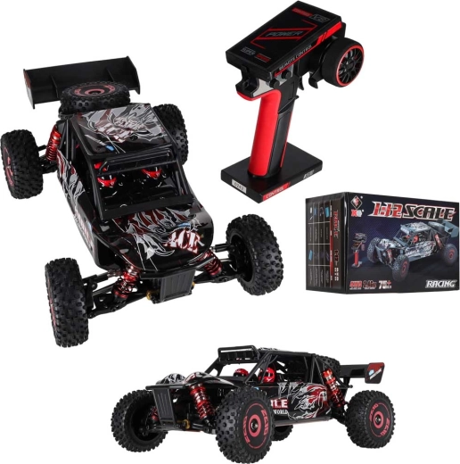 WLToys mașină RC off-road 1:12 4WD fără perii 75 km/h RTR