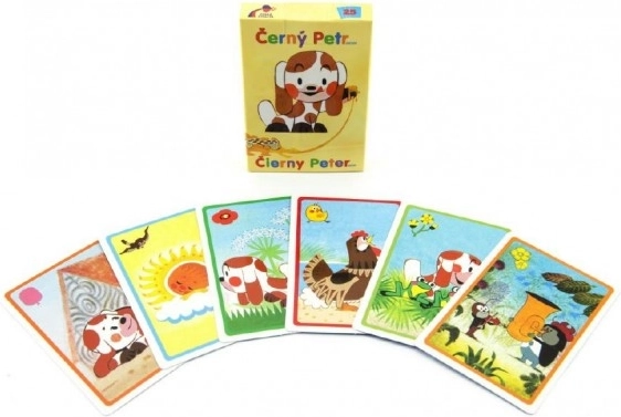 Păcălici Cățelușul, joc de societate – cărți într-o cutie de carton