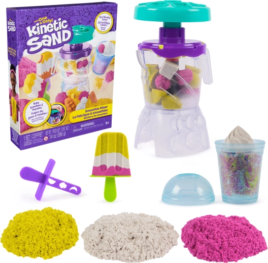 Kinetic Sand smoothie mixer – set creativ cu nisip cinetic