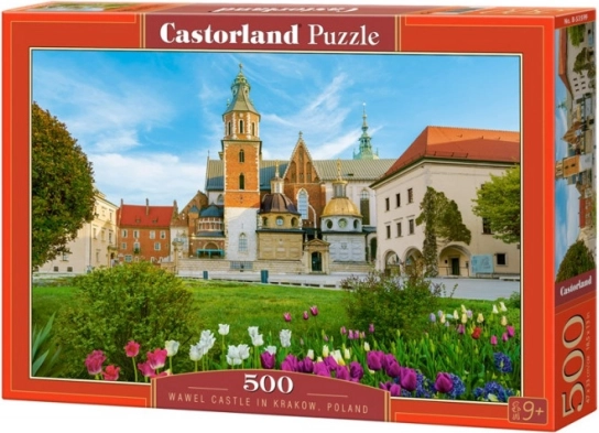 Puzzle 500 piese – Wawel, castelul Cracovia, Polonia