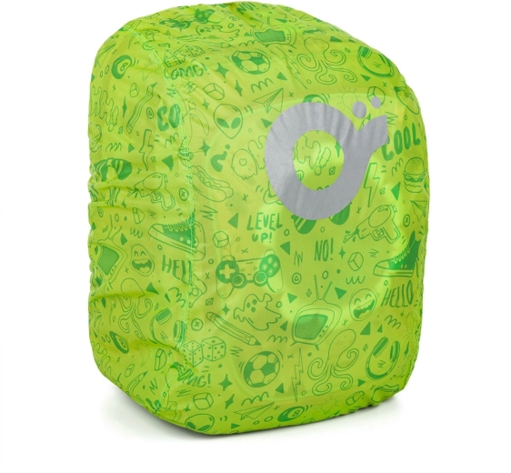 Pelerină verde de ploaie pentru rucsac Topgal