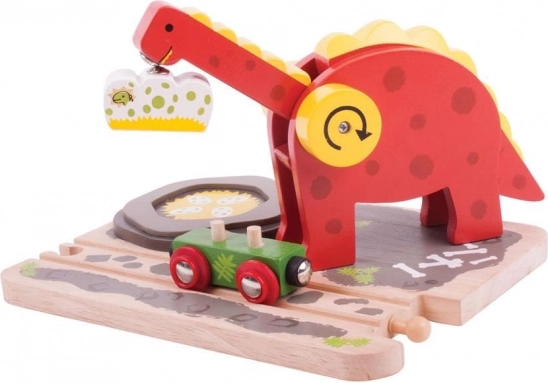 Macara dinozaur Bigjigs Rail