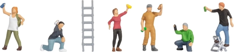 Noch set de figurine grafferi (H0)