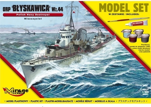 Distrugătorul ORP Błyskawica wz. 44