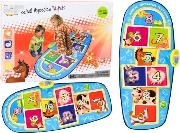 Covoraș de dans Joc interactiv cu animale 8 melodii