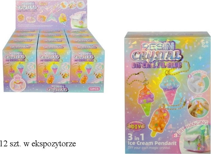 Set creativ pentru realizarea pandantivelor gel din rășină