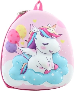 Rucsac pentru copii cu motiv unicorn, roz
