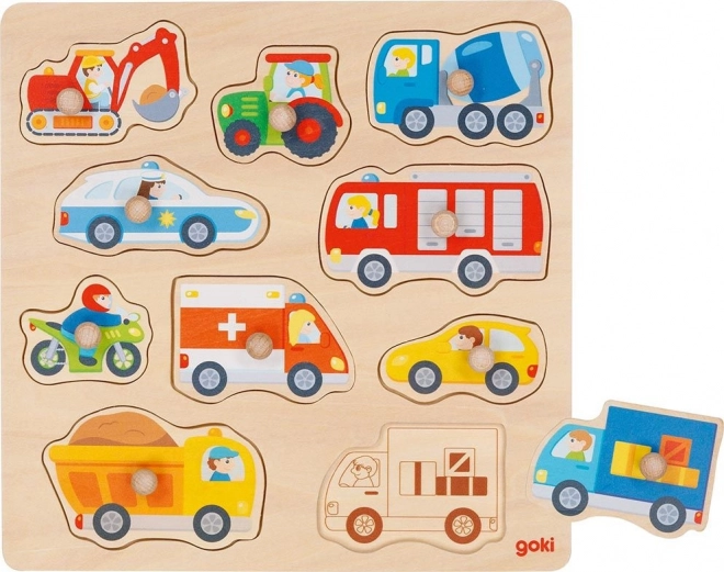 Puzzle lemn Despre Mijloace de Transport
