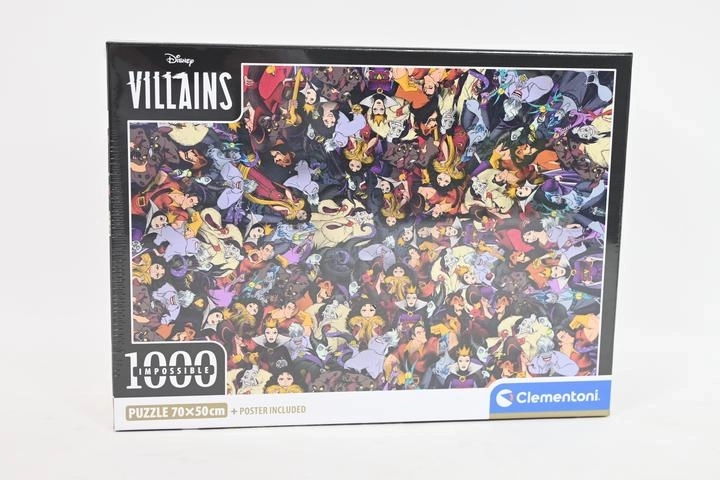 Puzzle Clementoni Impossible Disney răufăcători 1000 piese